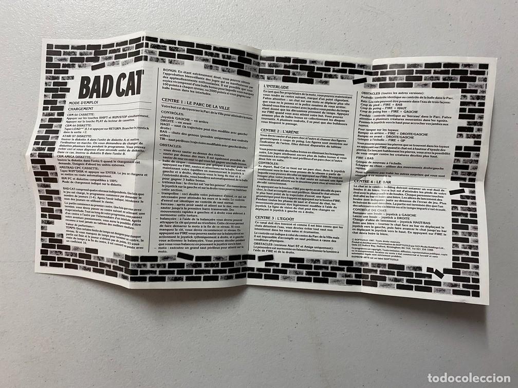 Videojuegos y consolas: BAD CAT - VIDEOJUEGO ATARI ST - STE - Foto 7
