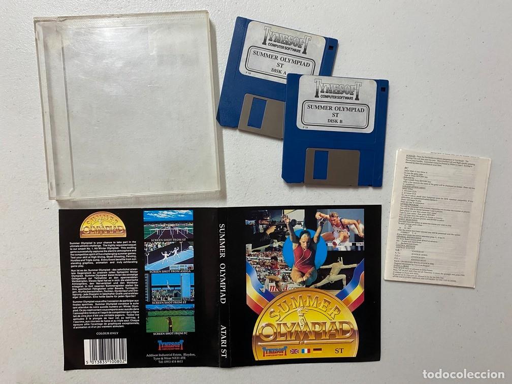 Videojuegos y consolas: SUMMER OLYMPIAD - VIDEOJUEGO ATARI ST - STE - Foto 3