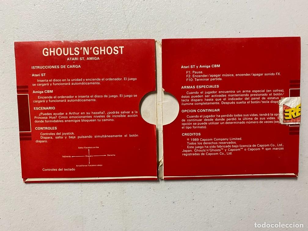 Videojuegos y consolas: GHOULS N GHOSTS - VIDEOJUEGO ATARI ST - STE - Foto 4