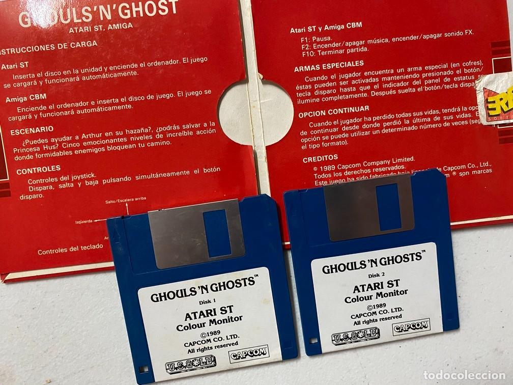 Videojuegos y consolas: GHOULS N GHOSTS - VIDEOJUEGO ATARI ST - STE - Foto 5