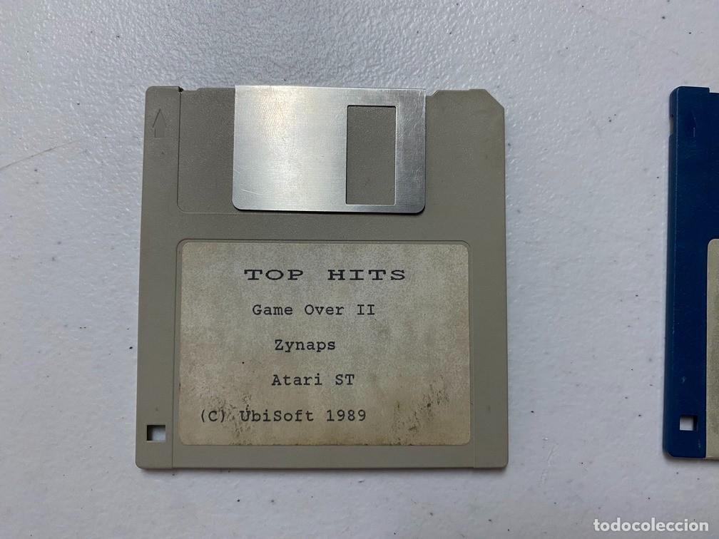Videojuegos y consolas: TOP HITS (ZYNAPS, GAME OVER 2) (S&Oacute;LO DISCO) - VIDEOJUEGO ATARI ST - STE - Foto 1
