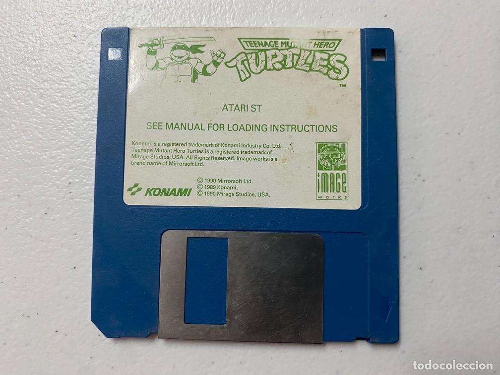 Videojuegos y consolas: TORTUGAS NINJA (S&Oacute;LO DISCO) - VIDEOJUEGO ATARI ST - STE - Foto 1