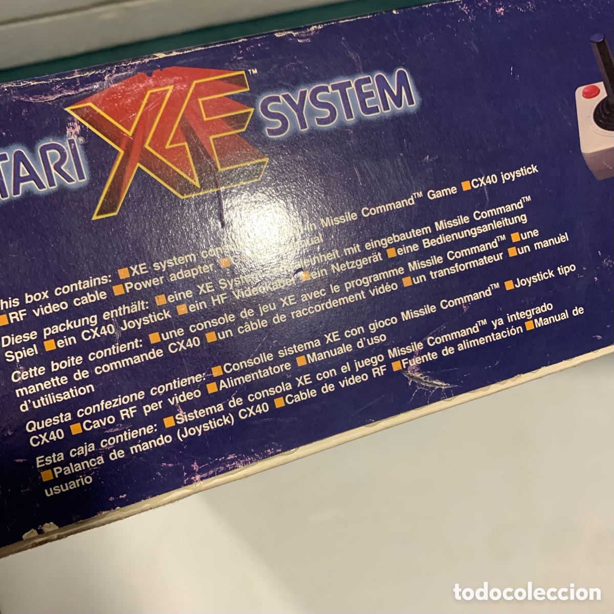 Videojuegos y consolas: Consola de 1987 atari xe completa en su caja - Foto 3