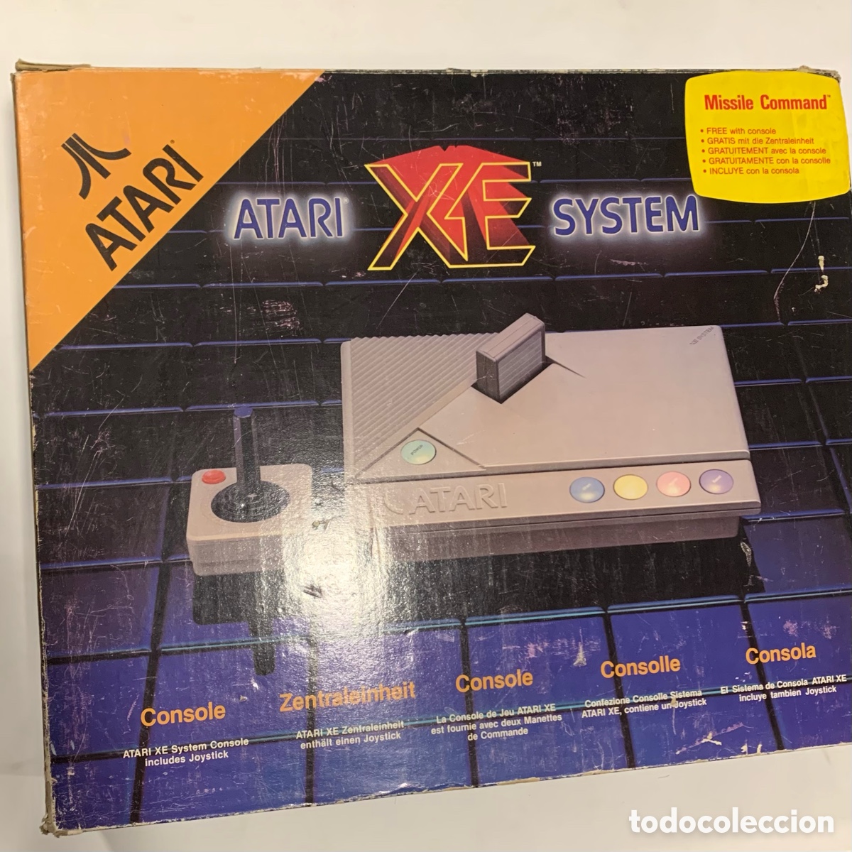Videojuegos y consolas: Consola de 1987 atari xe completa en su caja - Foto 1