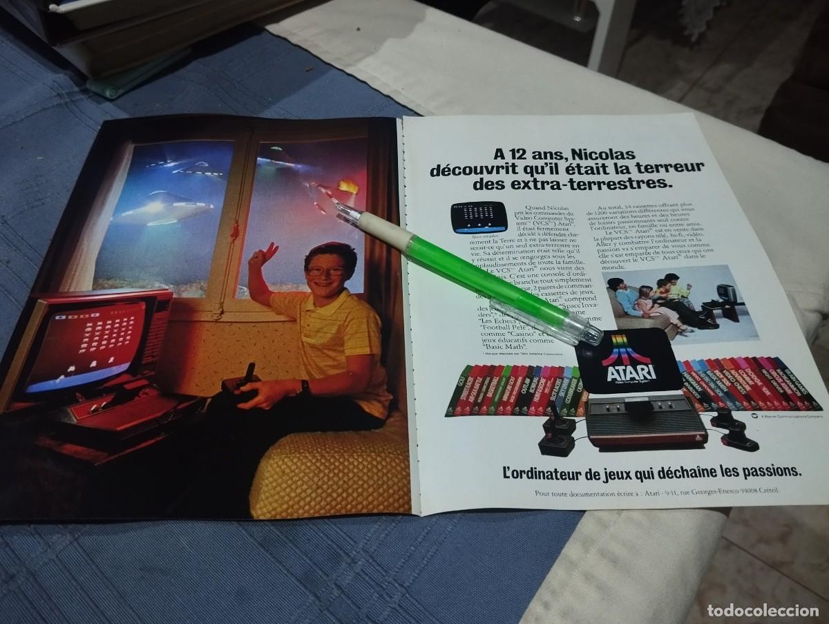 Videojuegos y consolas: CONSOLA ATARI ANUNCIO PUBLICIDAD REVISTA EN FRANC&Eacute;S 1981 - Foto 1