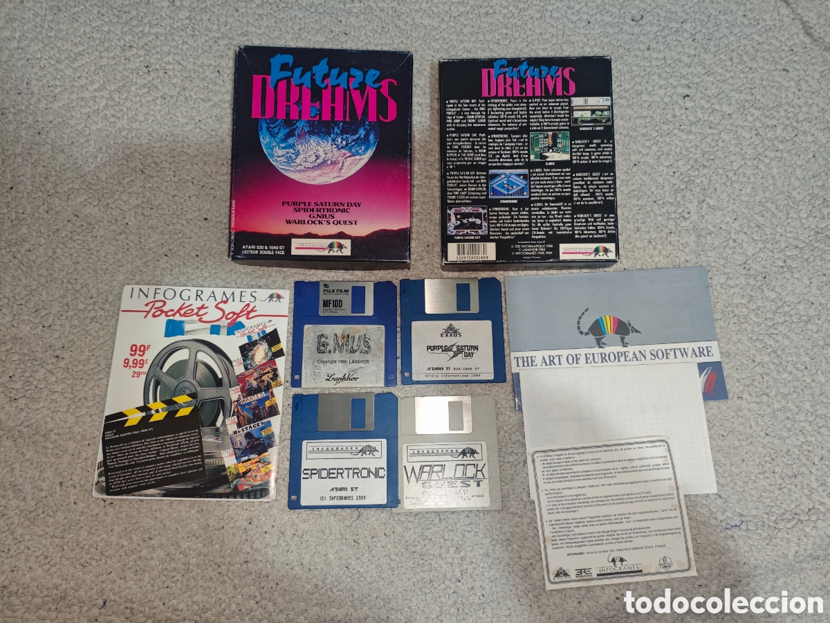 Videojuegos y consolas: Future Dreams Atari ST Infogrames Aventura - Foto 1