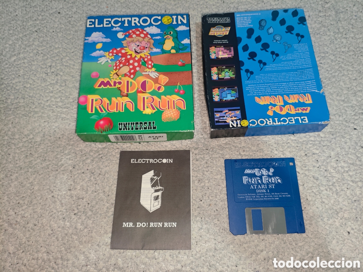 Videojuegos y consolas: Mr Do! Run Run Atari ST - Foto 1