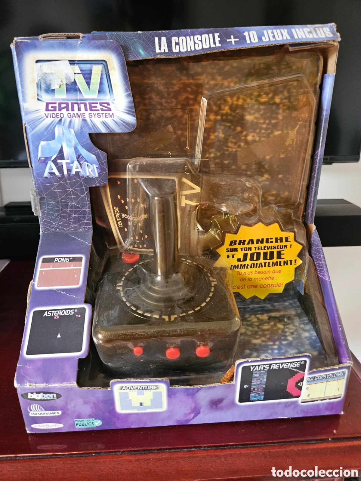 Videojuegos y consolas: CONSOLA ATARI + 10 JUEGOS NUEVA - Foto 1
