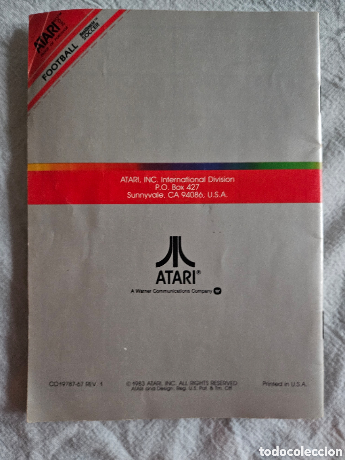 Videojuegos y consolas: Atari 2600 manual instrucciones football - Foto 2