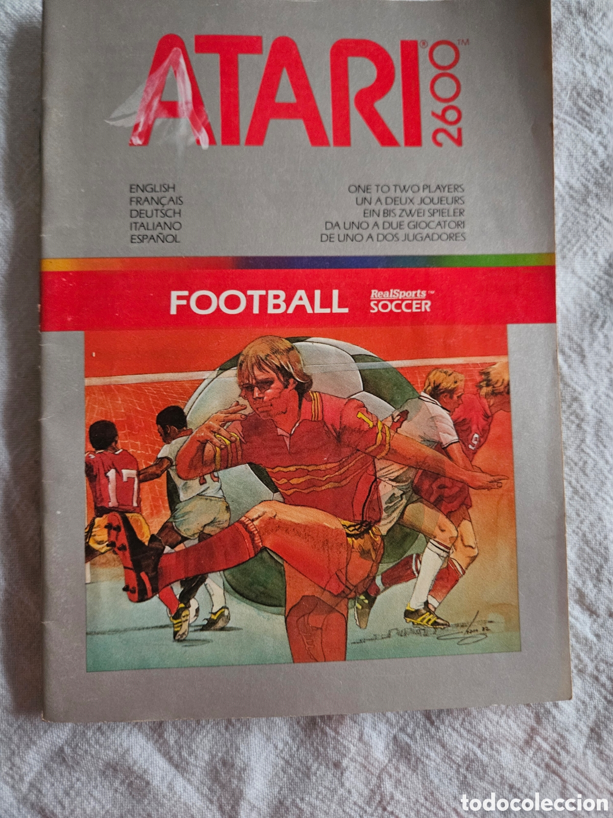 Videojuegos y consolas: Atari 2600 manual instrucciones football - Foto 1