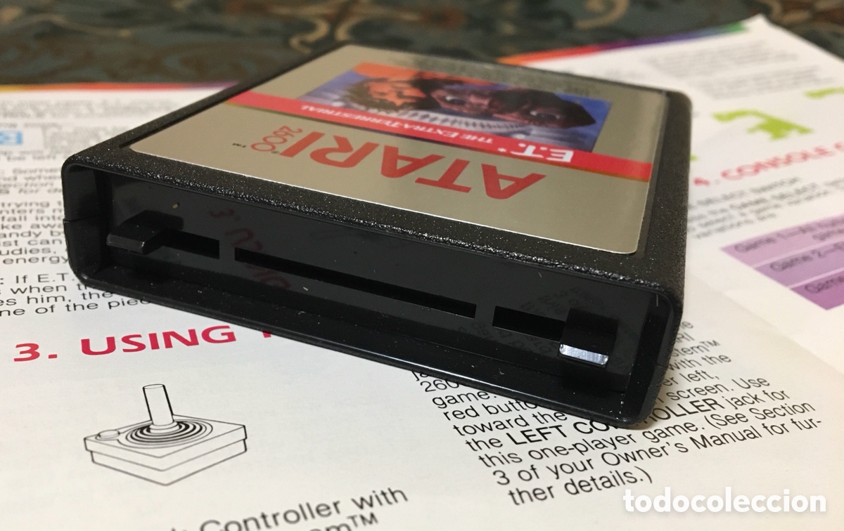 Videojuegos y consolas: E.T. ATARI 2600 VIDEOJUEGO CONSOLA 1982 - Foto 3