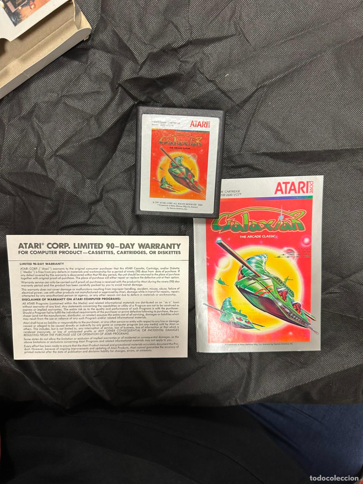 Videojuegos y consolas: Galaxian Atari 2600 Completo - - Foto 3