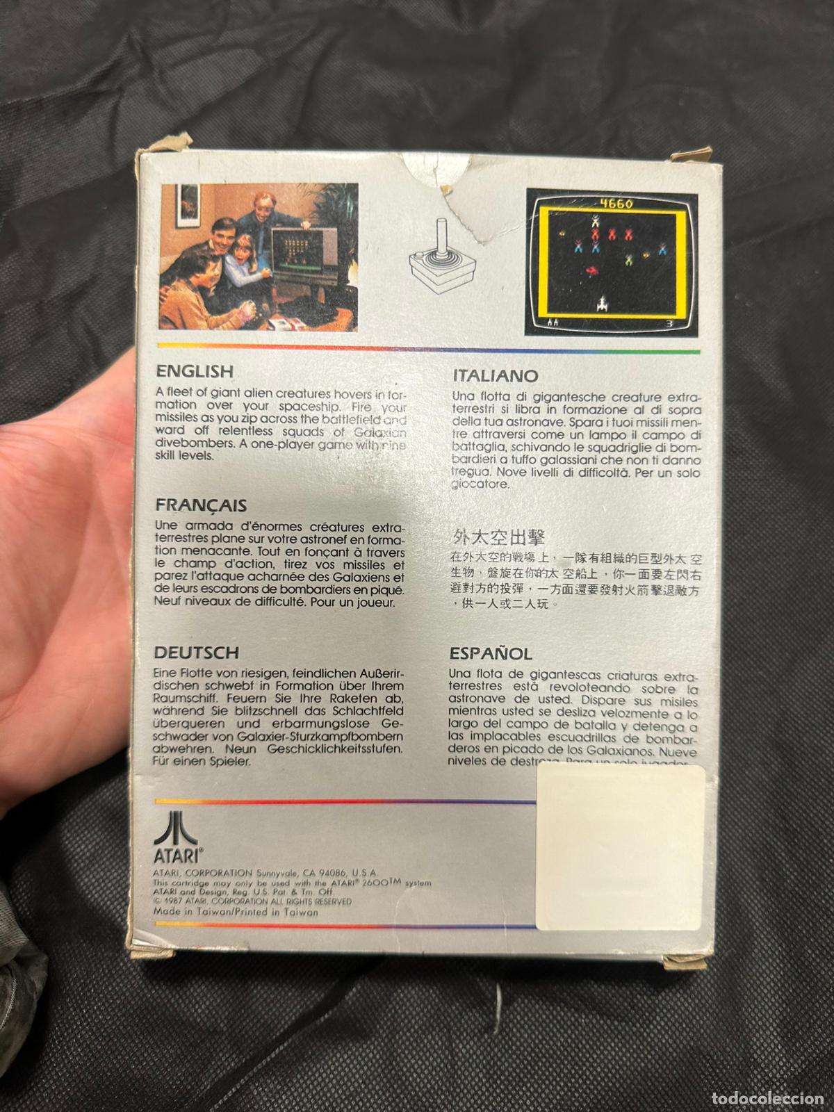 Videojuegos y consolas: Galaxian Atari 2600 Completo - - Foto 9