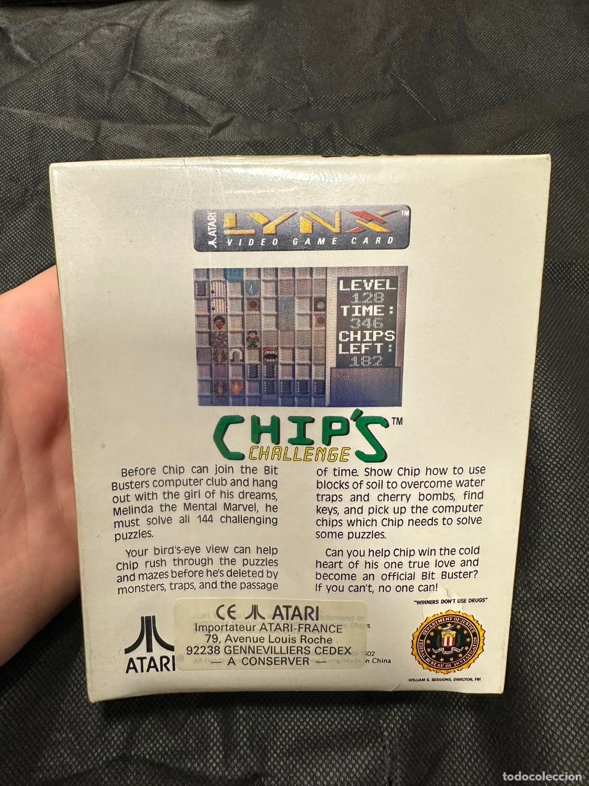 Videojuegos y consolas: Chips Challenge CHips - Atari Lynx - Nuevo precintado - Foto 7