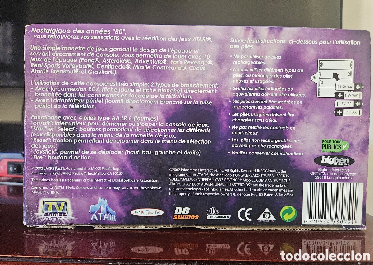 Videojuegos y consolas: CONSOLA ATARI + 10 JUEGOS NUEVA - Foto 3
