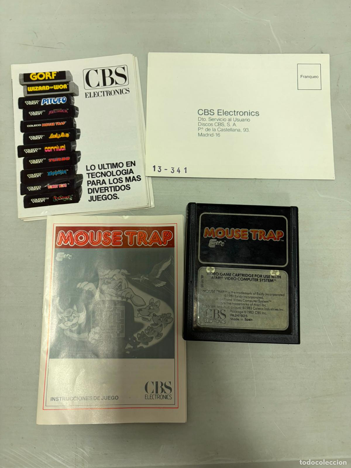 Videojuegos y consolas: Mouse Trap - Atari 2600 - Con caja - Foto 3