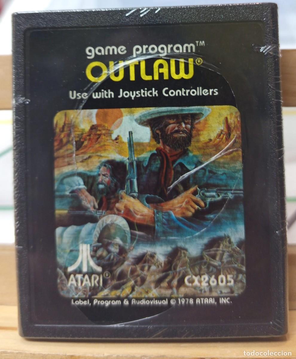Videojuegos y consolas: ATARI CARTUCHO JUEGO OUTLAW - Foto 1