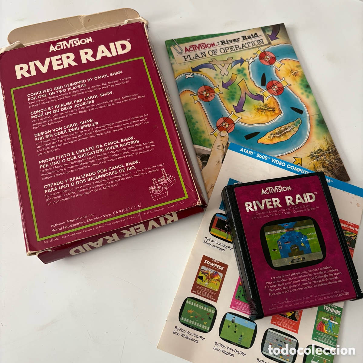 Videojuegos y consolas: Juego para la consola atari 2600 river raid - Foto 2