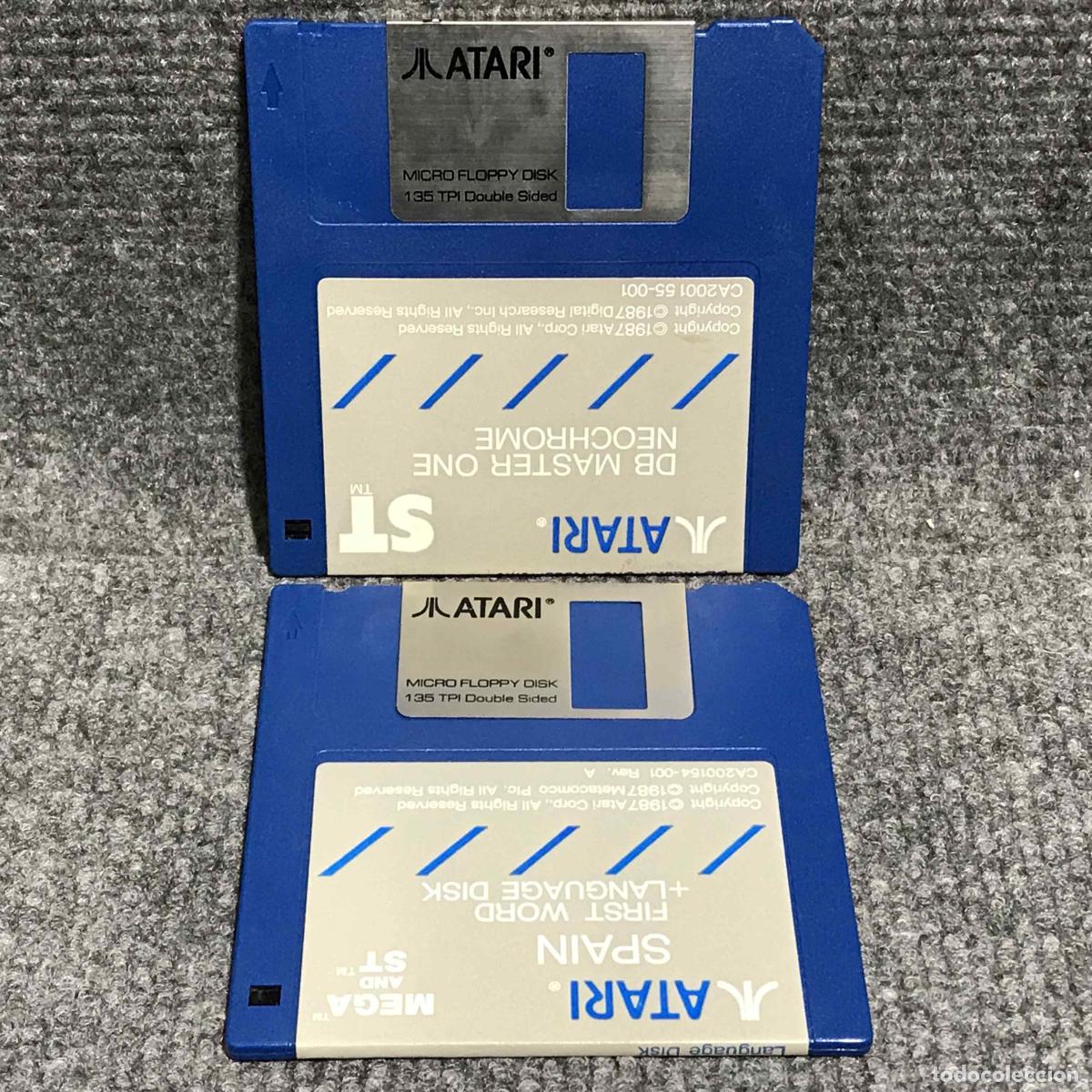 Videojuegos y consolas: LANGUAGE DISK+DB MASTER ONE+NEOCHROME ATARI ST - Foto 1