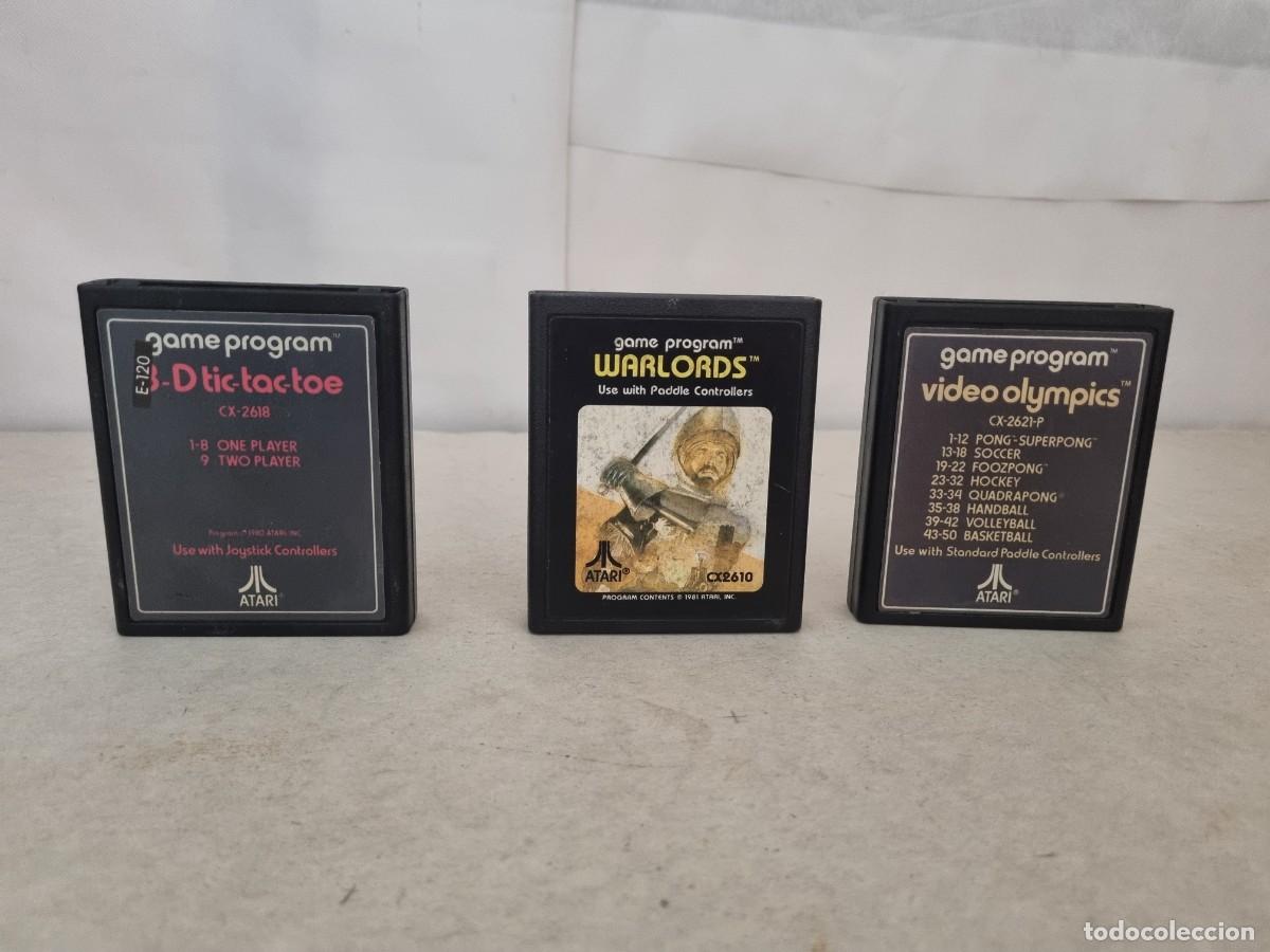 Videojuegos y consolas: Lote de 3 videojuegos Atari - Foto 1
