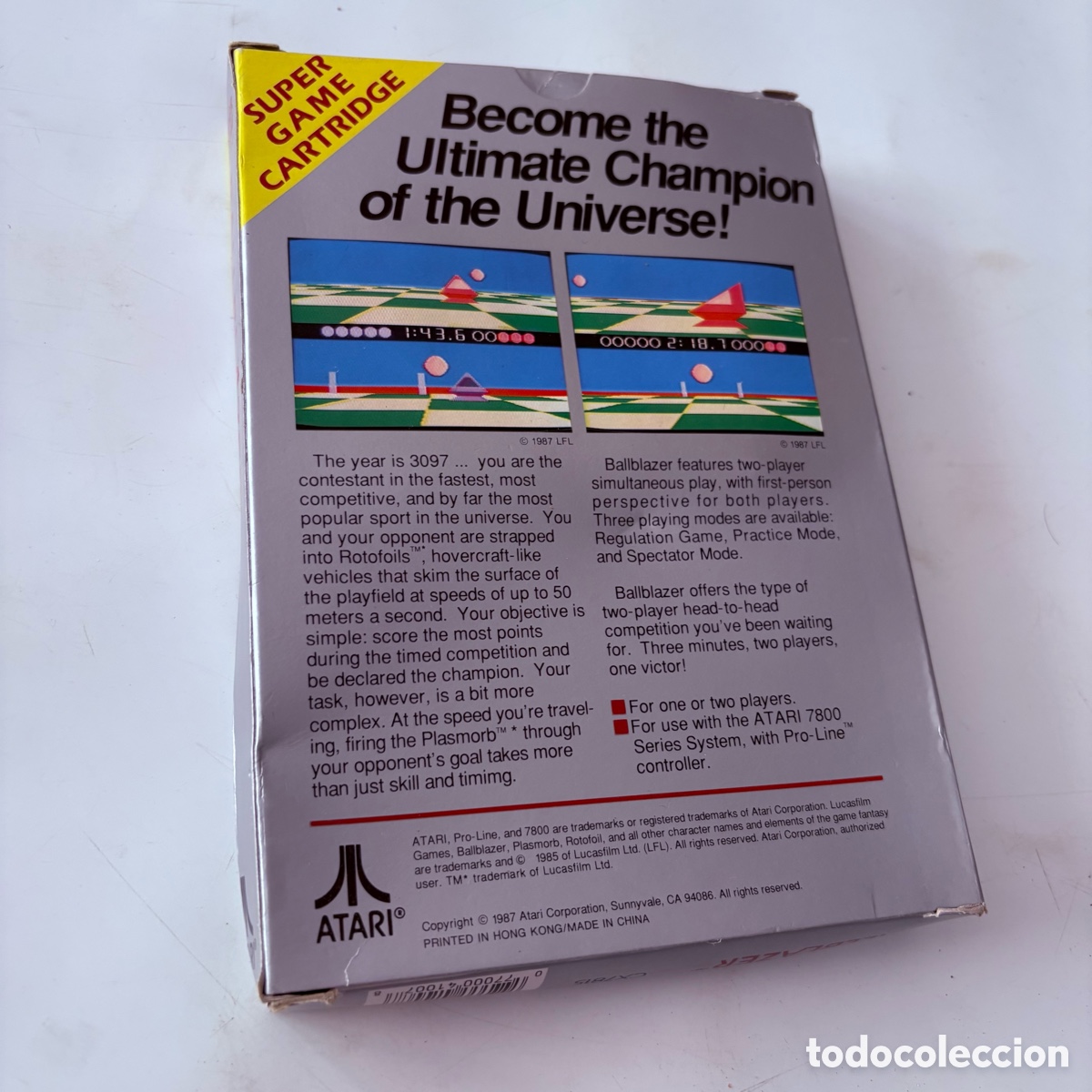 Videojuegos y consolas: Juego para la consola atari ballblazer NUEVO - Foto 3