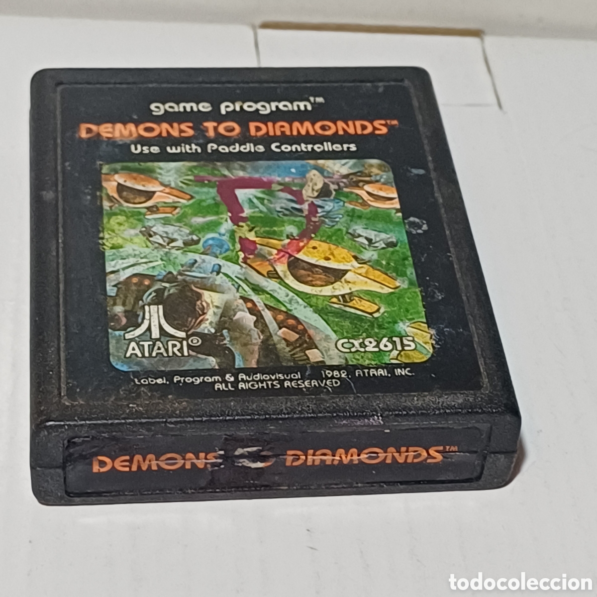 Videojuegos y Consolas: Cartucho videojuego Atari 2600 Demons to diamonds probado y funcionando