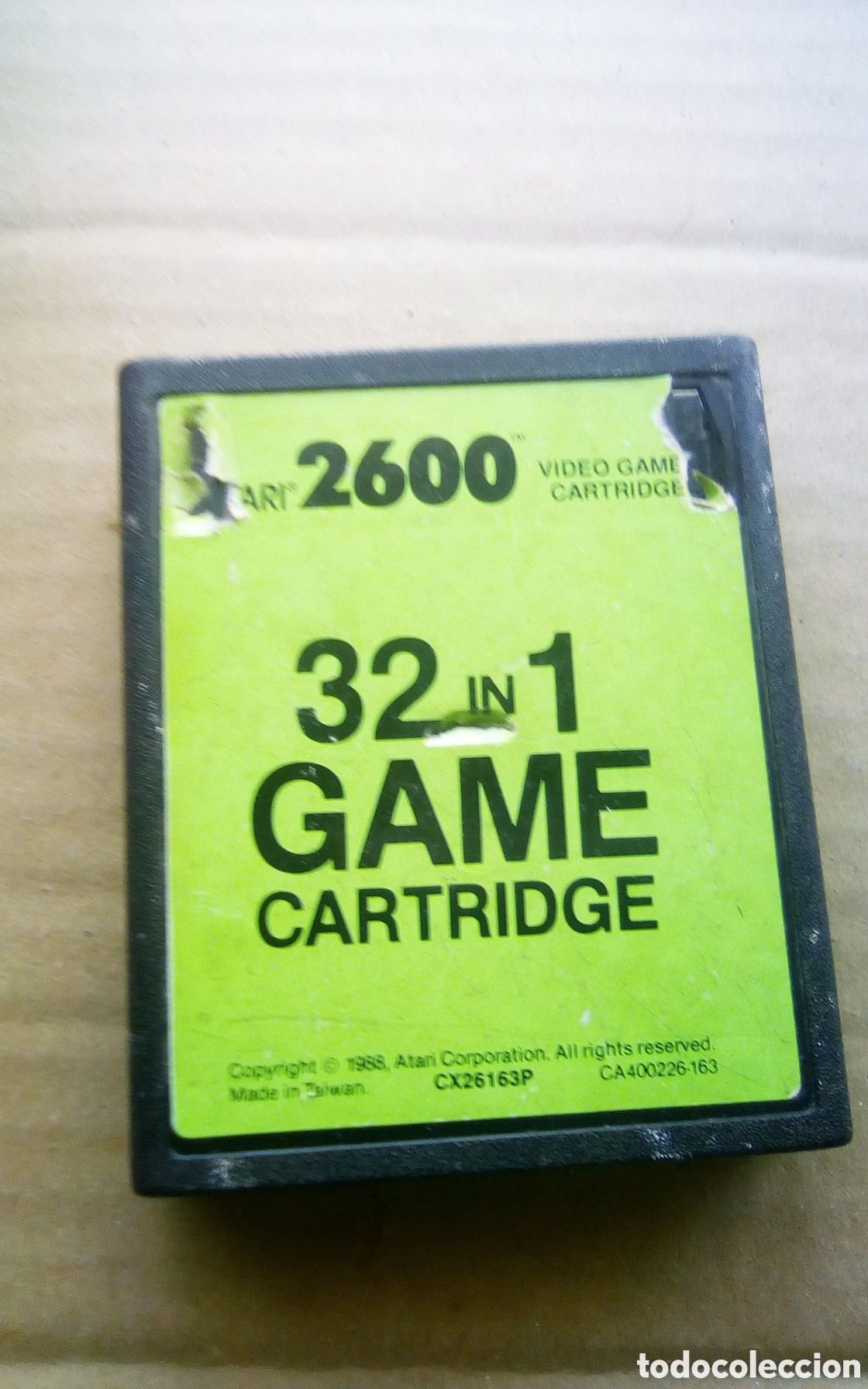 Videojuegos y Consolas: Cartucho Atari 2600. 32 in 1 game. CX261638. A&ntilde;o 1988.