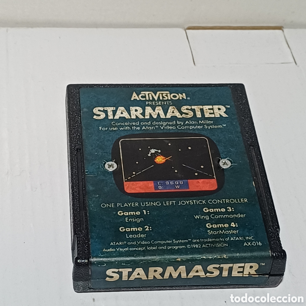 Videojuegos y Consolas: Cartucho videojuego Atari 2600 star masters starmasters probado y funcionando