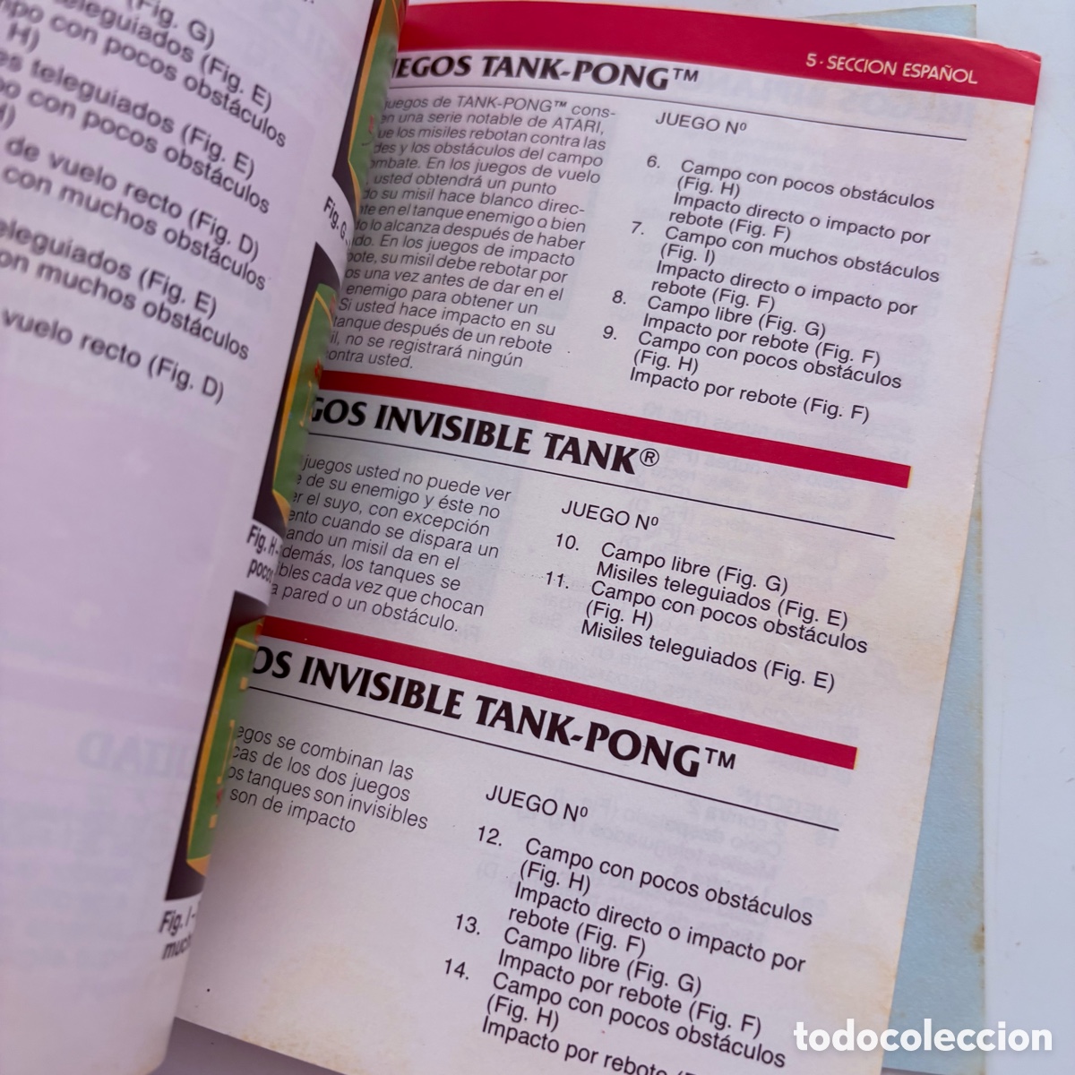 Videojuegos y consolas: manual de instrucciones original atari combat 27 - Foto 2