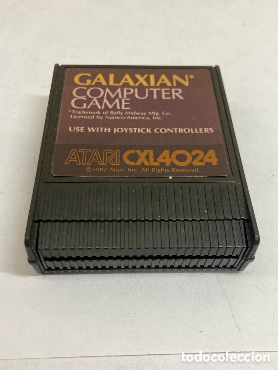 Videogiochi e Consoli: cartucho de juego cl&aacute;sico de Atari Galaxian para ordenadores Atari 400/800