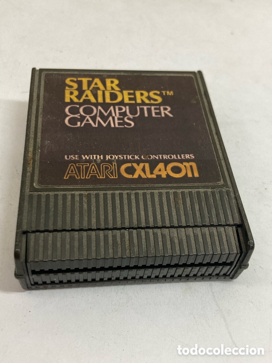 Videogiochi e Consoli: cartucho del videojuego Star Raiders 8 bits de Atari, modelo CXL4011.