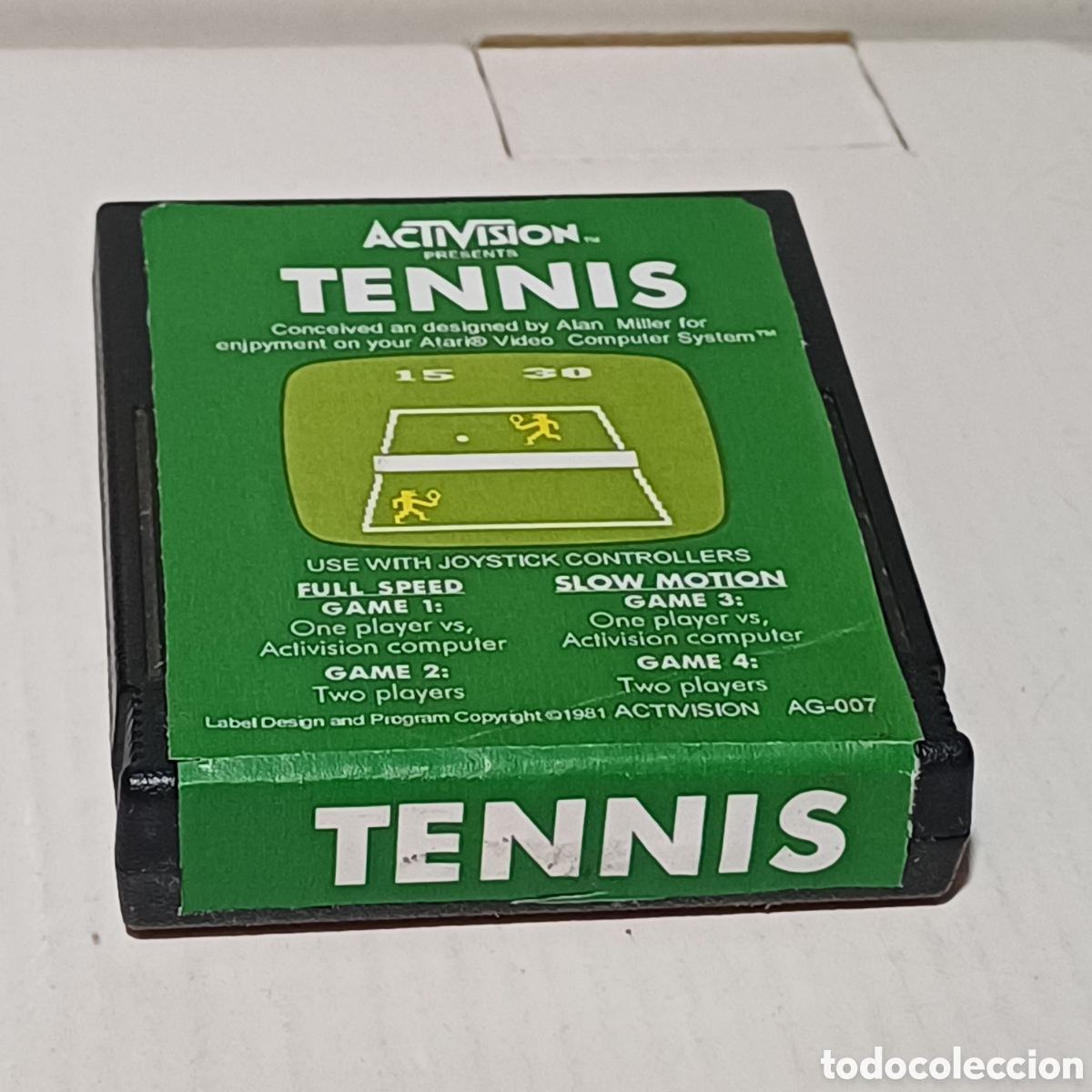 Videojuegos y Consolas: Cartucho videojuego Atari 2600 Activision Tennis probado y funcionando