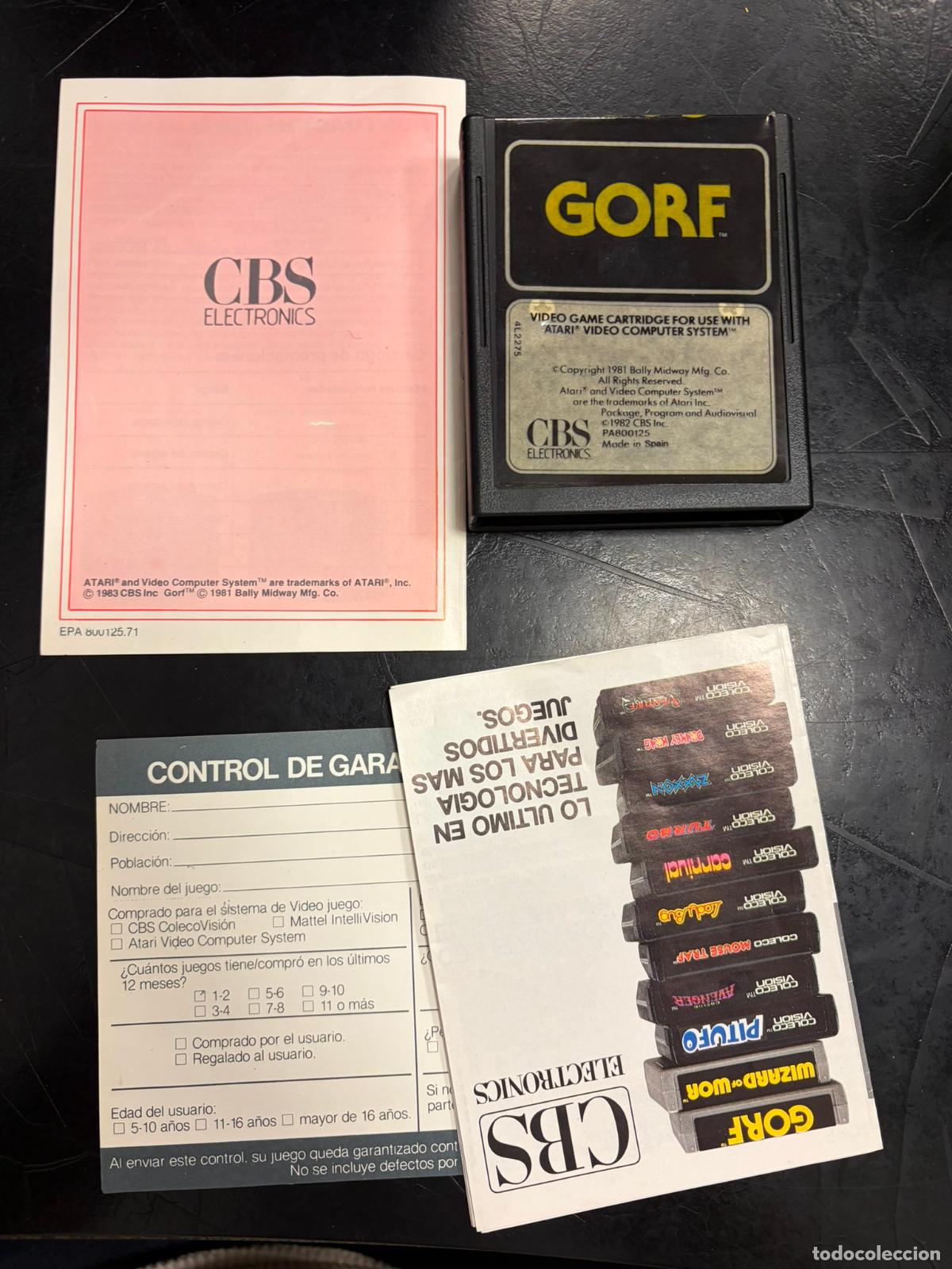 Videojuegos y consolas: Gorf - Atari 2600 - Con caja y manual - Foto 3