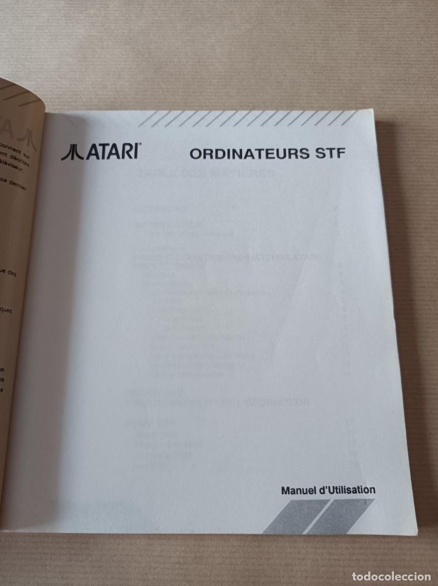 Videojuegos y consolas: CUADERNILLO DE INSTRUCCIONES ORDENADOR ATARI STF EN FRANC&Eacute;S - Foto 8
