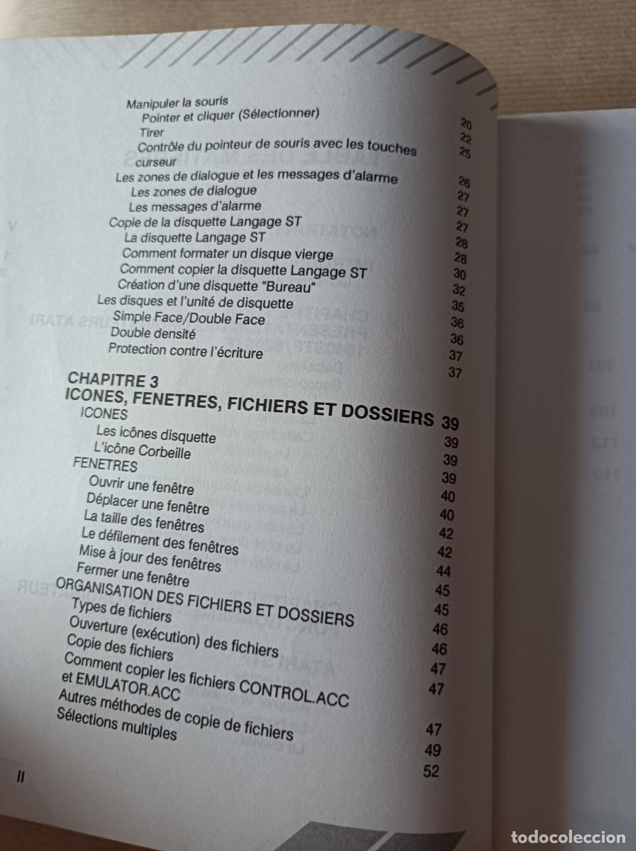Videojuegos y consolas: CUADERNILLO DE INSTRUCCIONES ORDENADOR ATARI STF EN FRANC&Eacute;S - Foto 10