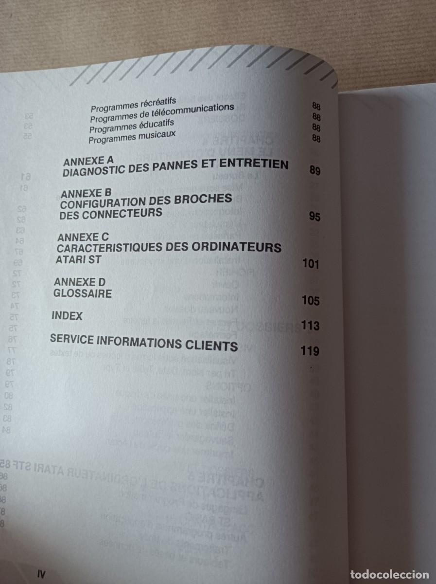 Videojuegos y consolas: CUADERNILLO DE INSTRUCCIONES ORDENADOR ATARI STF EN FRANC&Eacute;S - Foto 12