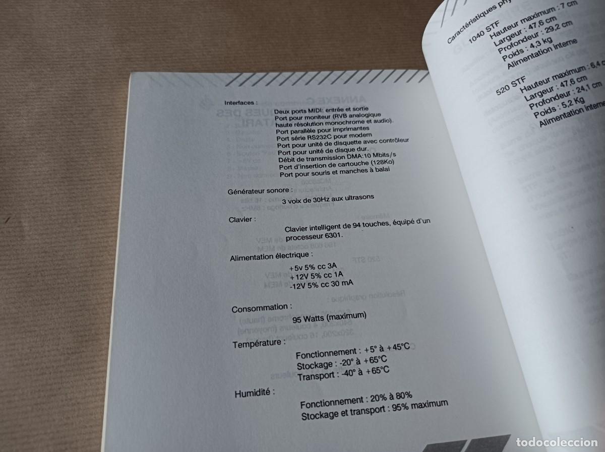 Videojuegos y consolas: CUADERNILLO DE INSTRUCCIONES ORDENADOR ATARI STF EN FRANC&Eacute;S - Foto 16