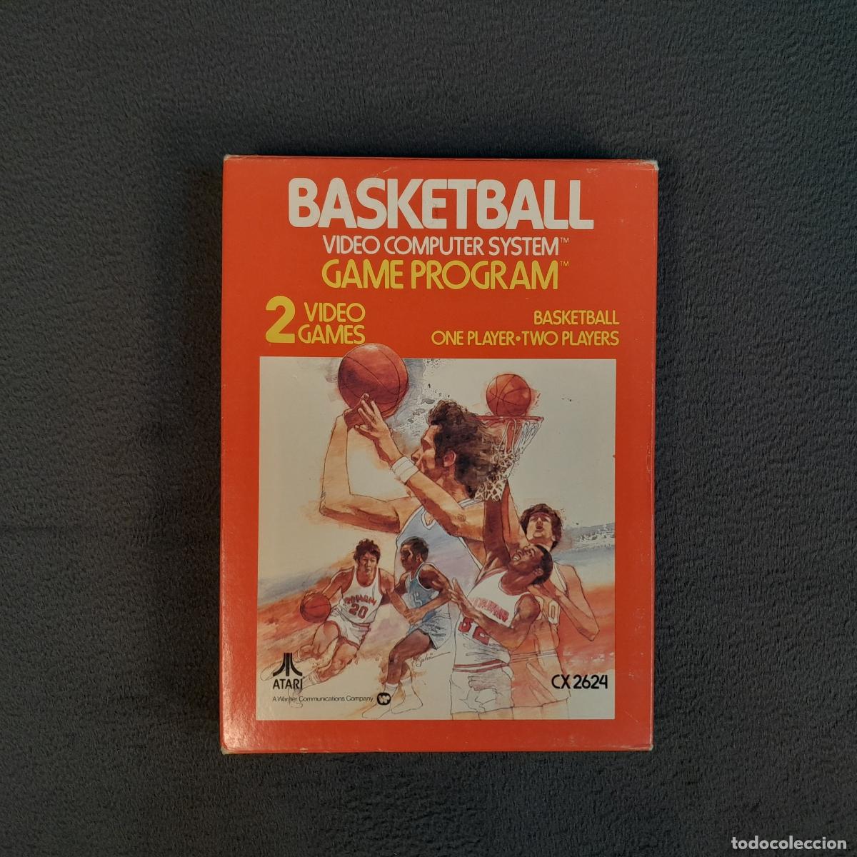 Videojuegos y consolas: VJ-5. VIDEOJUEGO &rdquo;BASKETBALL&rdquo; PARA ATARI 2600 CON CAJA Y MANUAL. A&Ntilde;O 1978