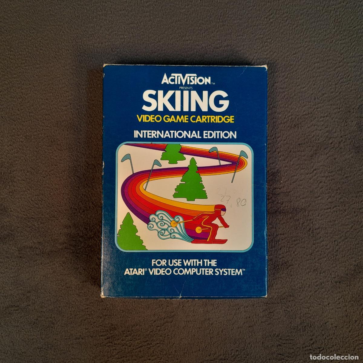 Videojuegos y consolas: VJ-3. VIDEOJUEGO SKIING PARA ATARI 2600 VCS. ACTIVISION ED. INTERNACIONAL, 1981.