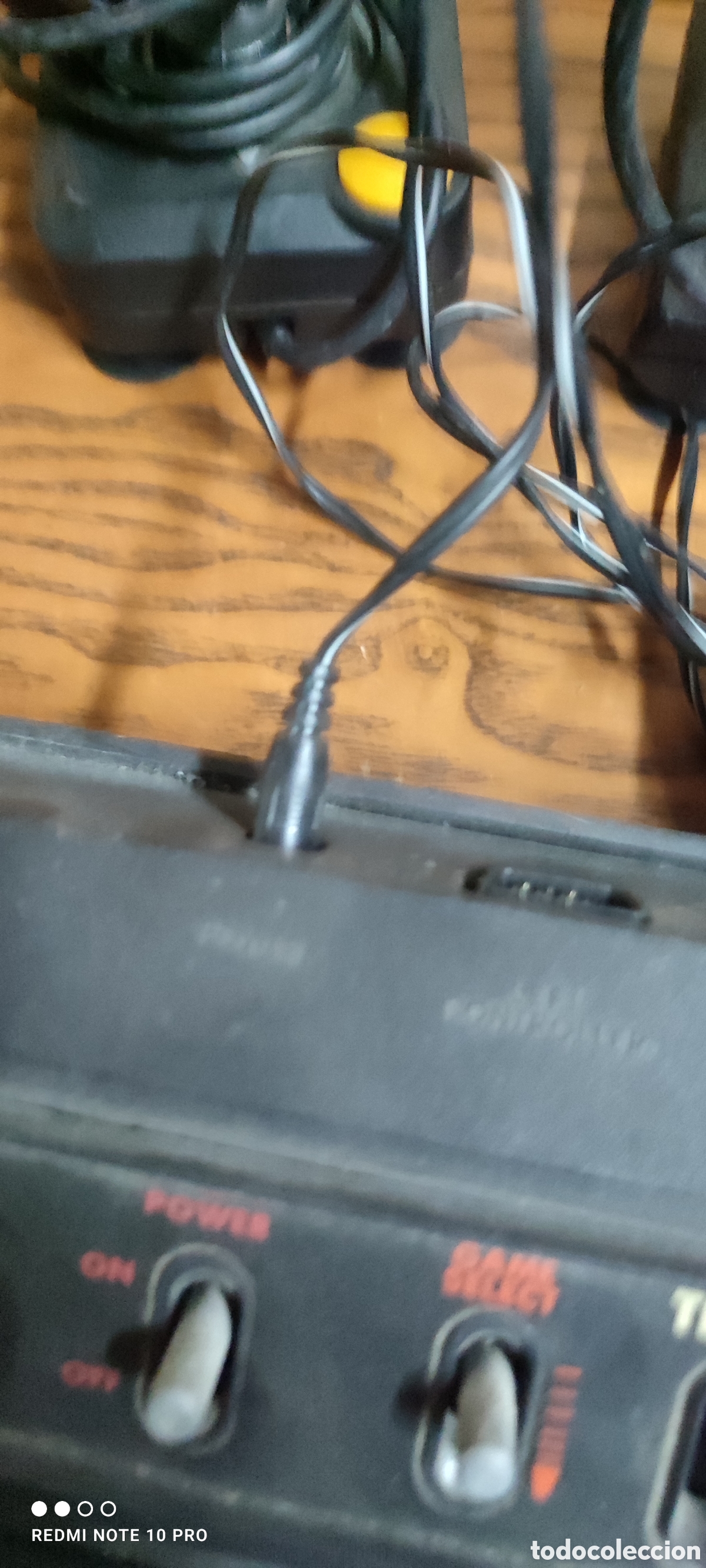 Videojuegos y consolas: Antigua consola Clonica de Atari con dos mandos y 3 joysticks. No probada - Foto 6