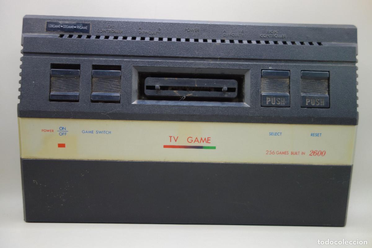 Videojuegos y consolas: CONSOLA ATARI 2600 COMPATIBLE CON MANDO Y CONECTOR DE ANTENA