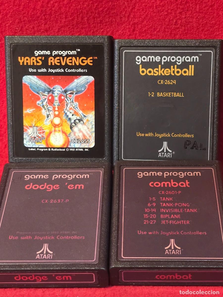 Videojuegos y consolas: LOTE 4 JUEGOS DE ATARI