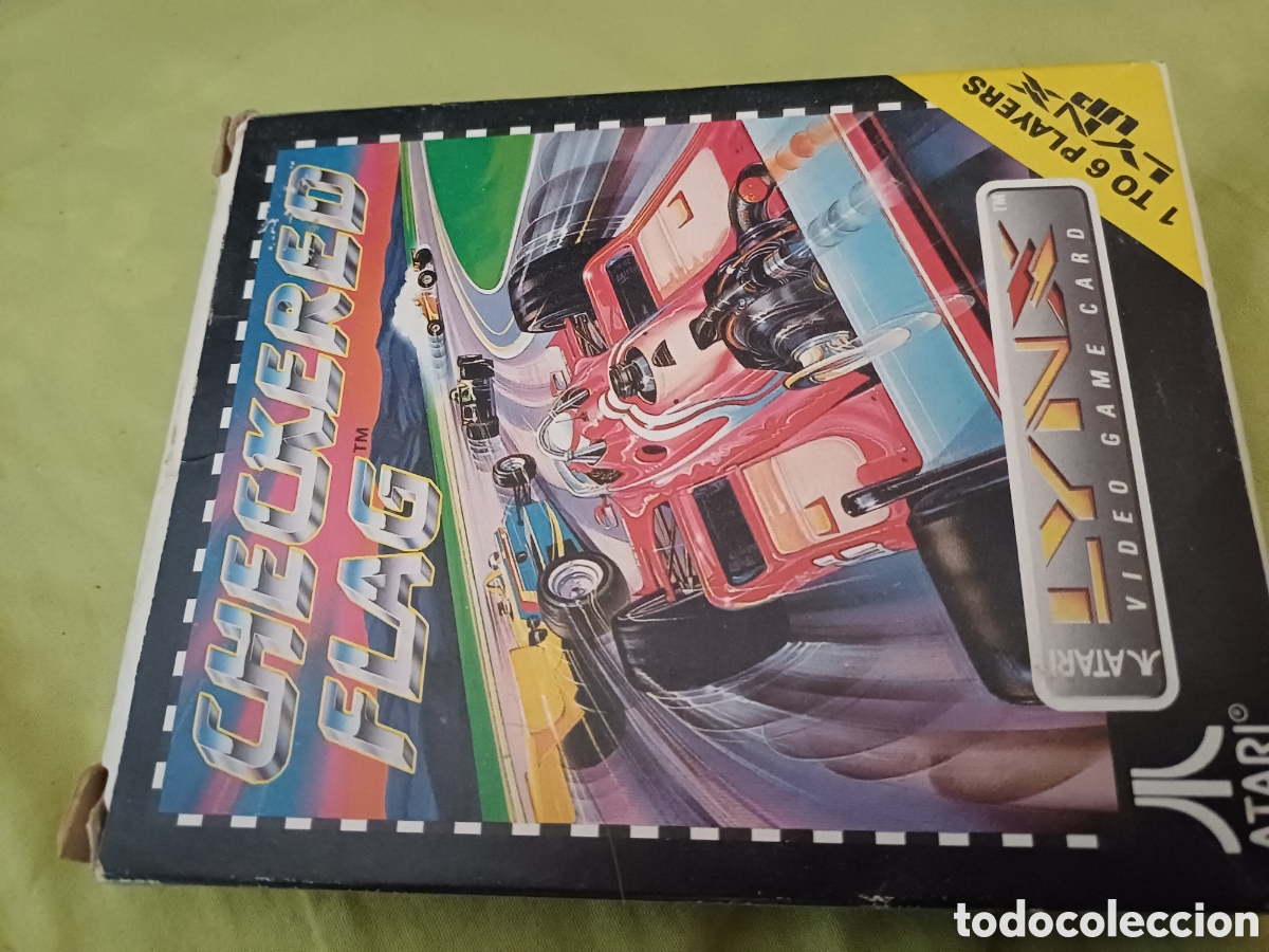Videojuegos y consolas: Checkered flag atari lynx