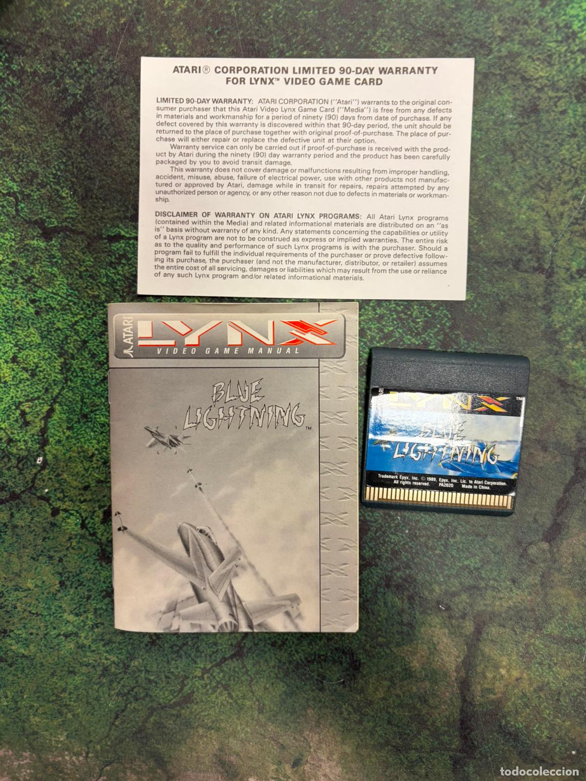 Videojuegos y consolas: Blue Lightning - Atari Lynx completo - Foto 4