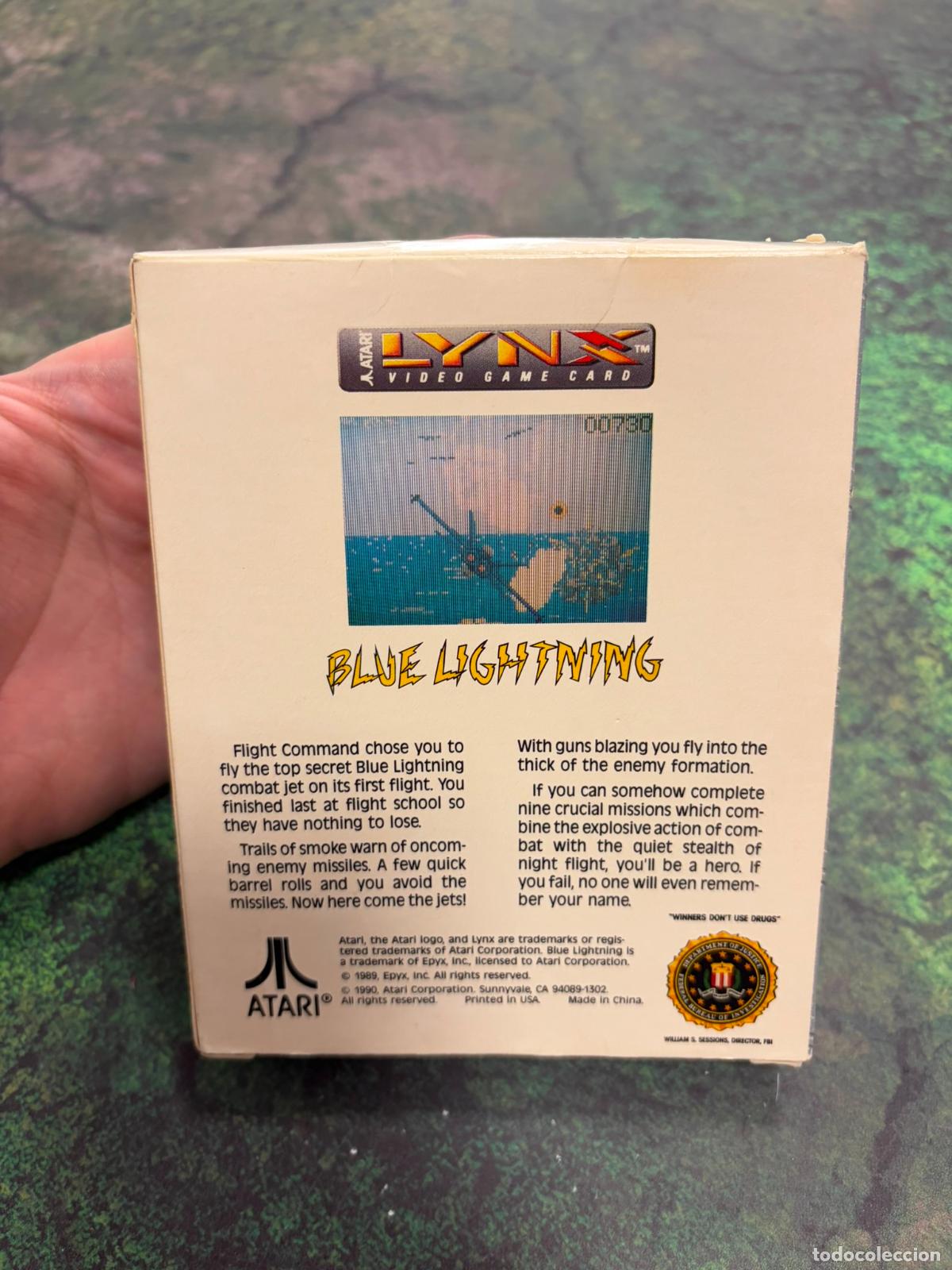 Videojuegos y consolas: Blue Lightning - Atari Lynx completo - Foto 8
