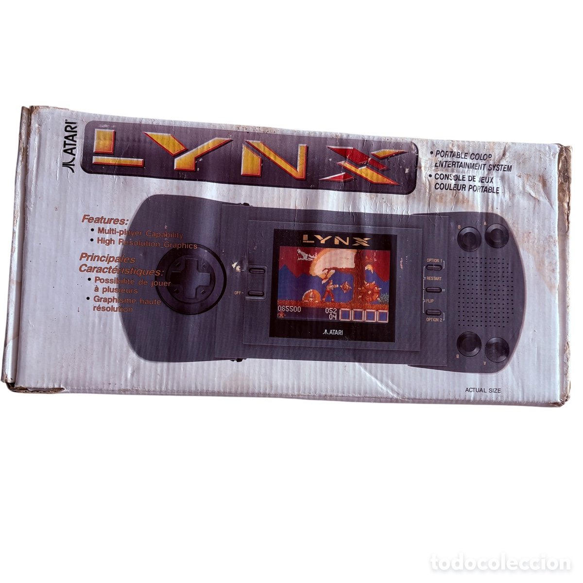 Videojuegos y consolas: Consola atari lynx en su caja