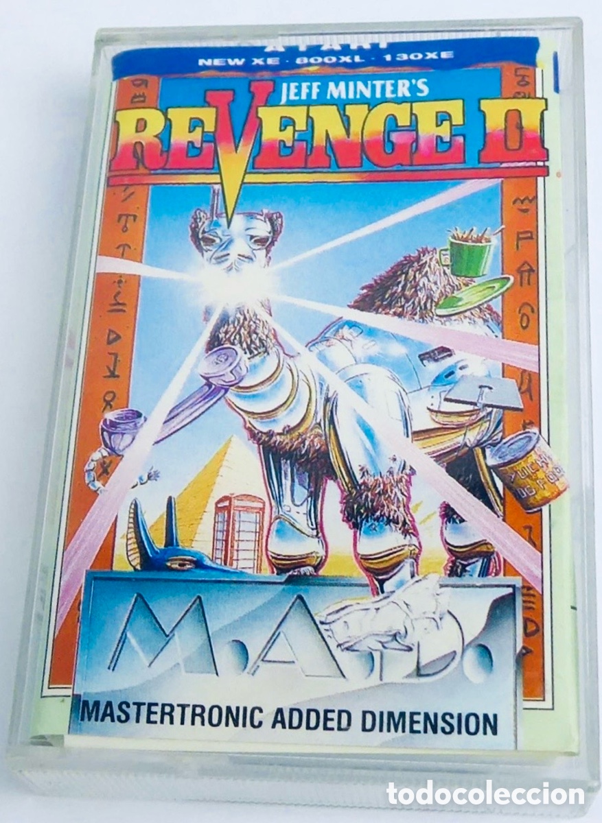 Videojuegos y consolas: Revenge II [Icon Design] 1987 Mastertronic M.A.D. [ATARI 600 / 800 / XL / XE] IT0237 Jeff Minter&rsquo;s