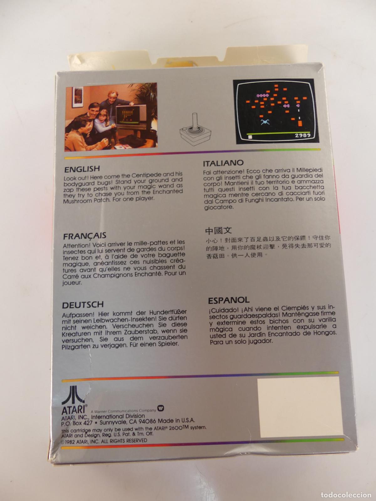 Videojuegos y consolas: JUEGO PARA ATARI 2600 - CENTIPEDE - Foto 5