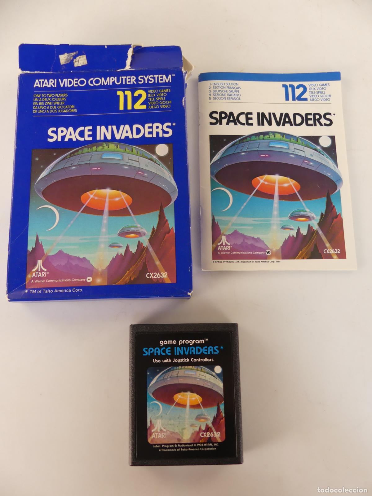 Videojuegos y consolas: JUEGO PARA ATARI VIDEO COMPUTER SISTEM - SPACE INVADERS - Foto 1