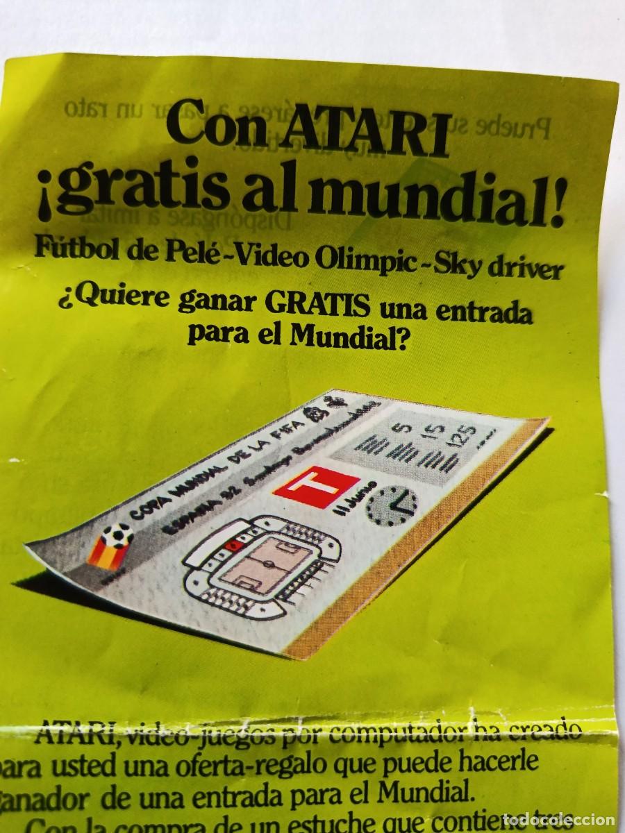 Videojuegos y consolas: folleto publicitario antiguo en espa&ntilde;ol de la consola Atari Video Computer System (ATARI 2600) - Foto 5
